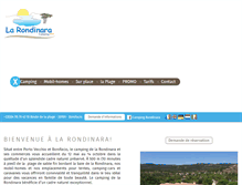 Tablet Screenshot of camping-rondinara.com